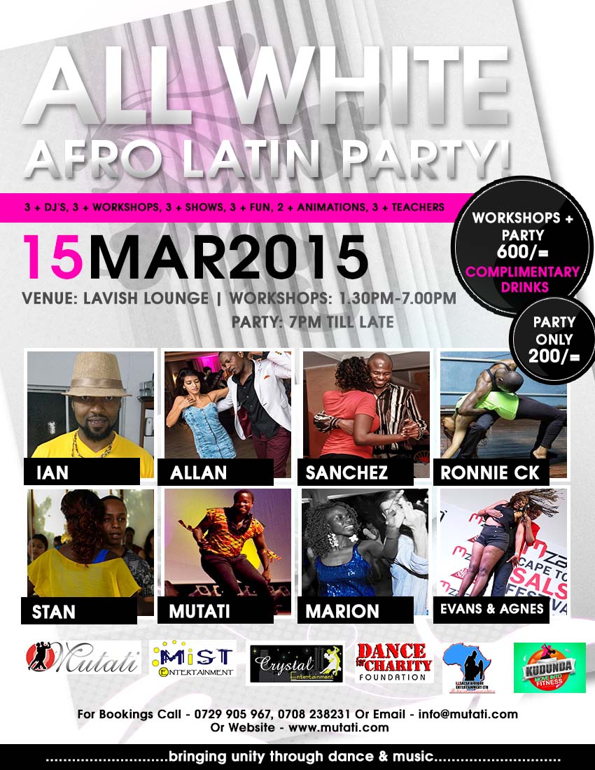 ALL WHITE AFRO LATIN PARTY