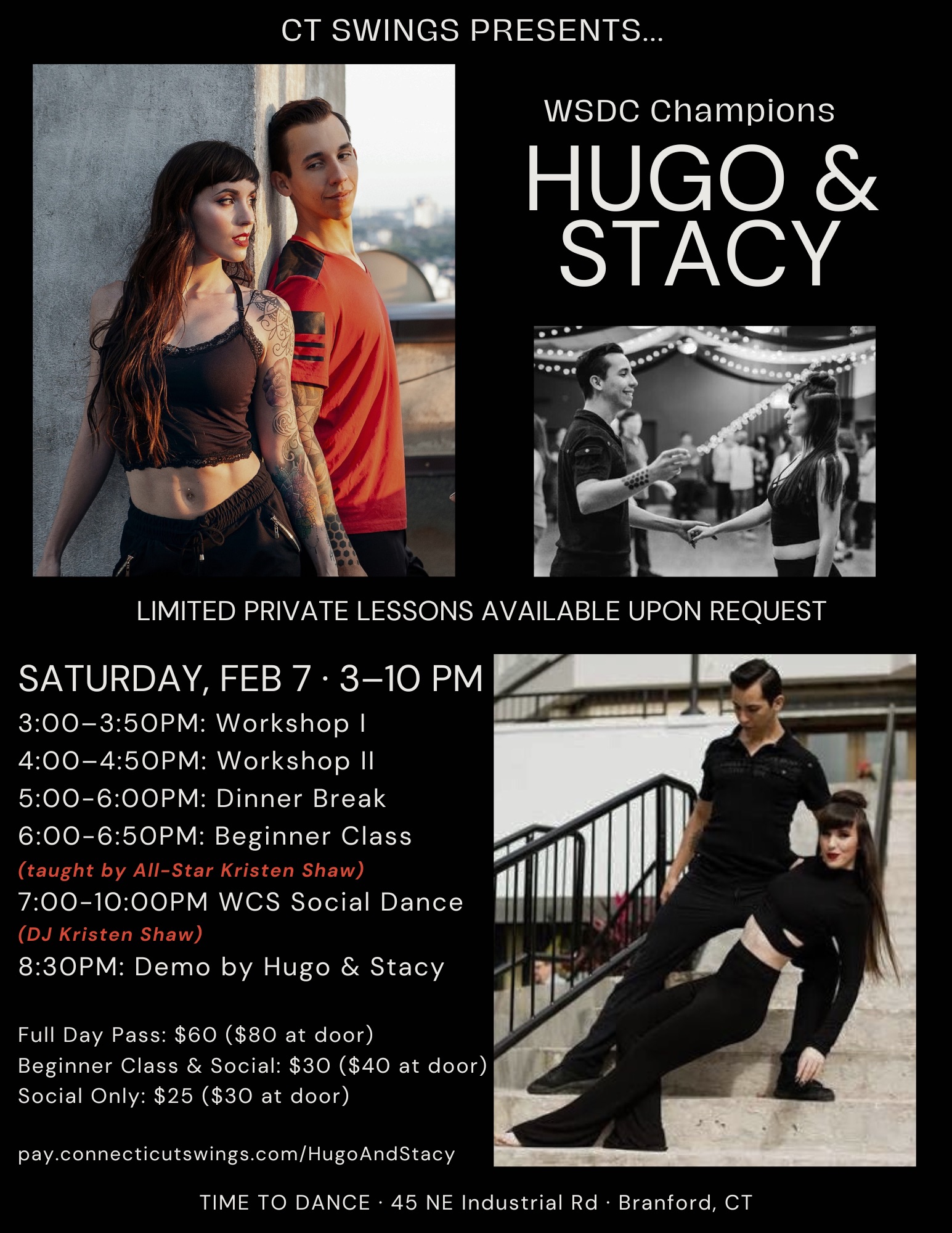 CT Swings Presents: WSDC Champions Hugo & Stacy