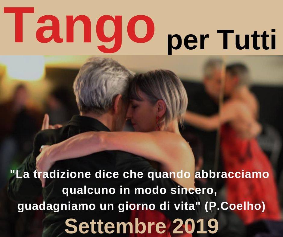 Tango Principianti e non solo settembre 2019 prove Gratis