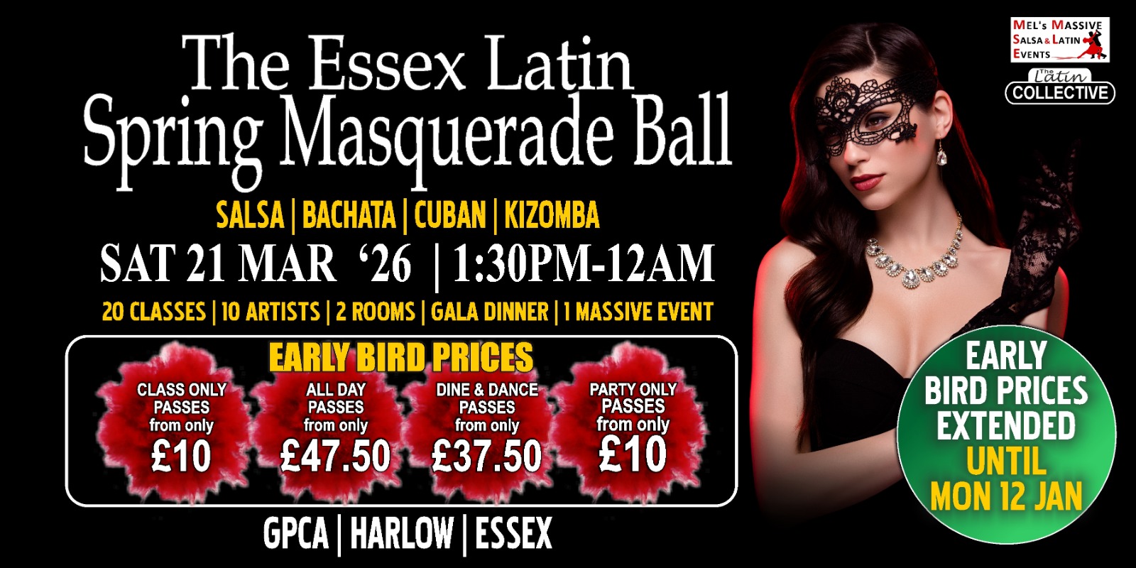 THE ESSEX LATIN SPRING MASQUERADE BALL