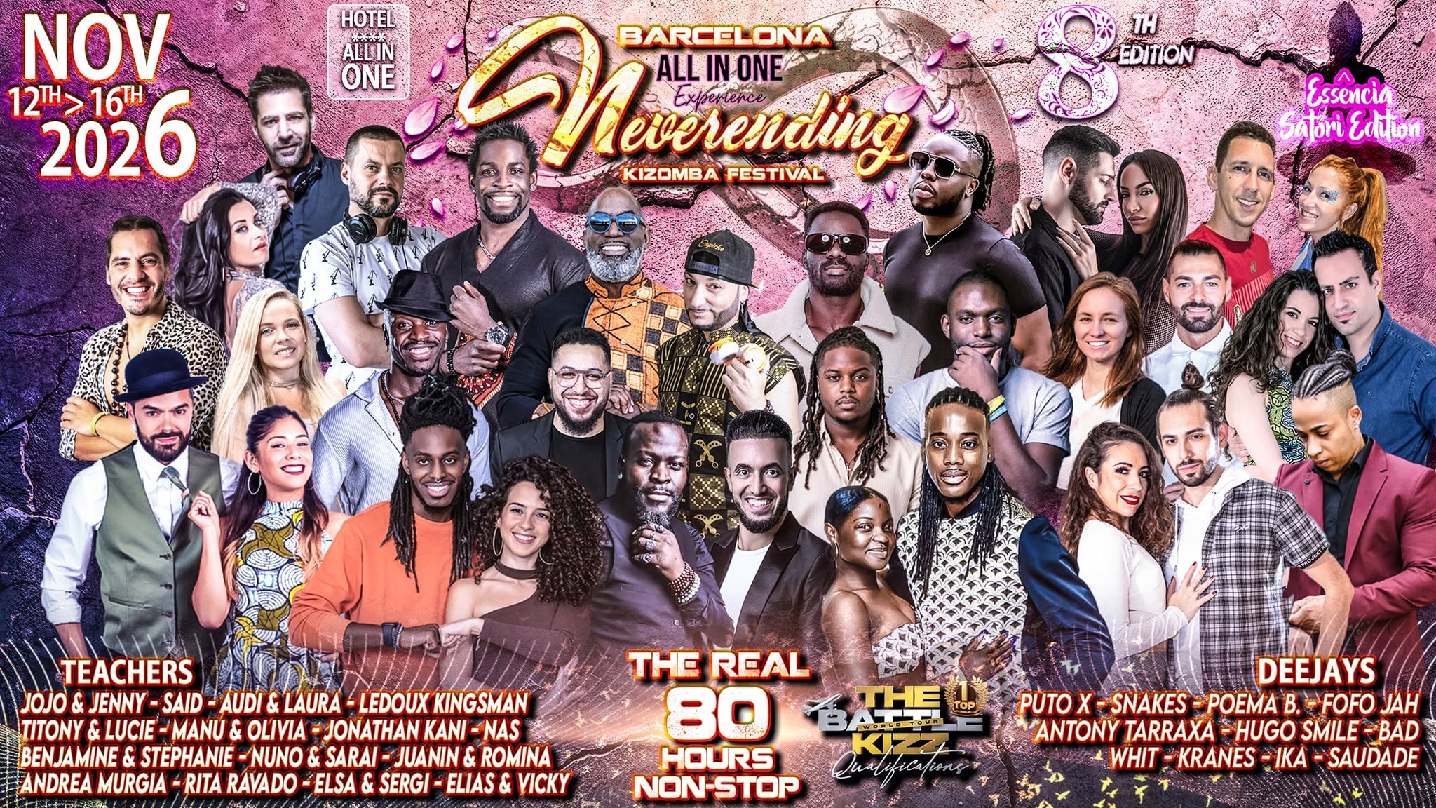 Neverending Kizomba Festival BARCELONA 2026 - 8th Ed. (Official)