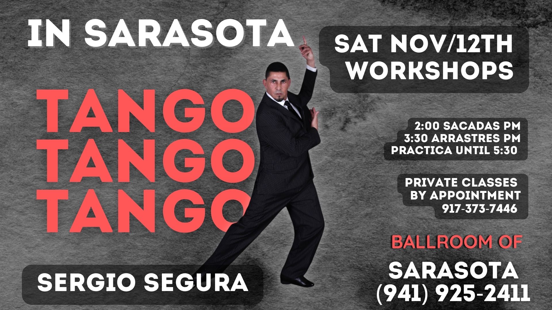 Tango workshops in Sarasota