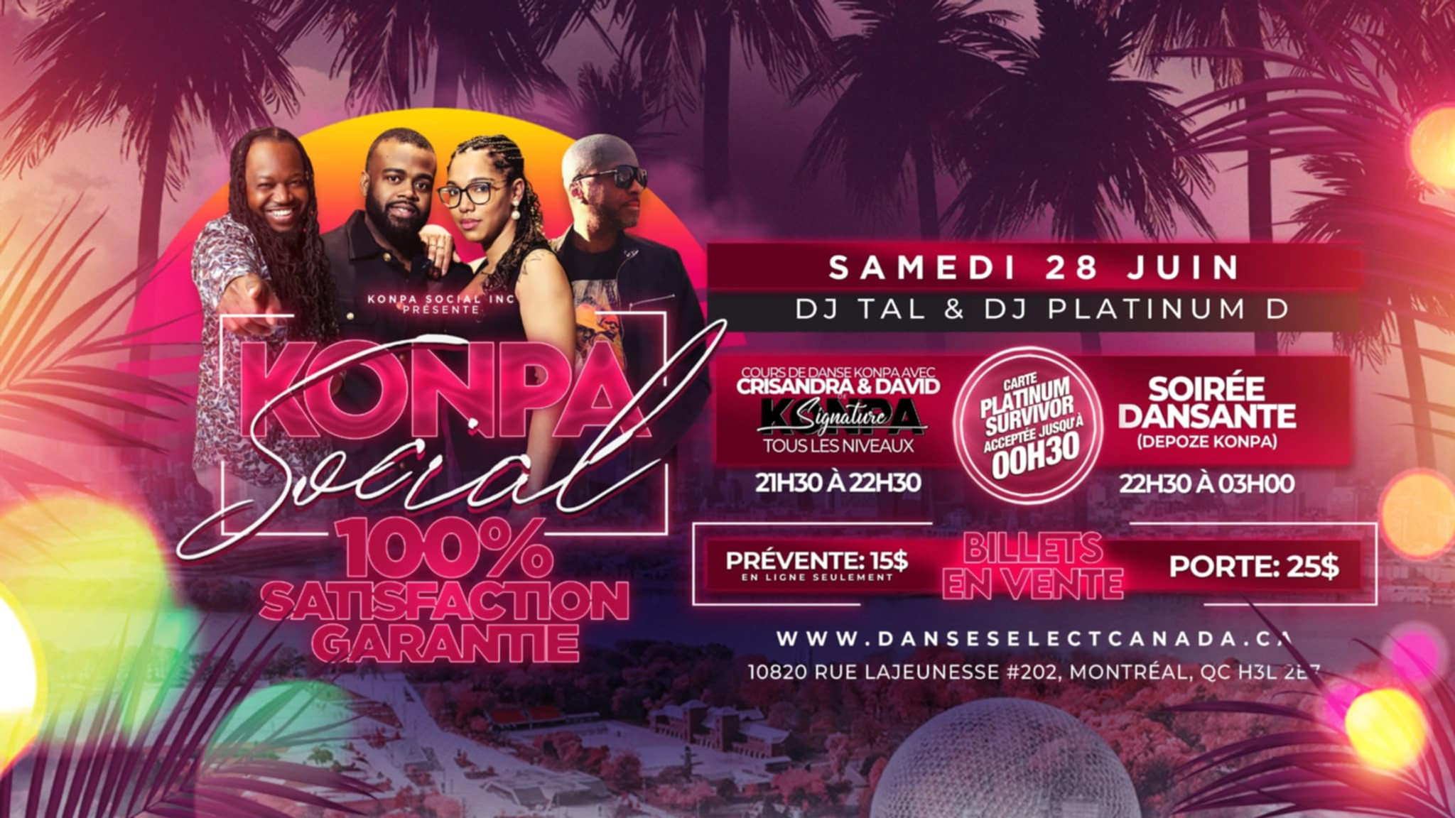 KONPA SOCIAL : 100% SATISFACTION GARANTIE