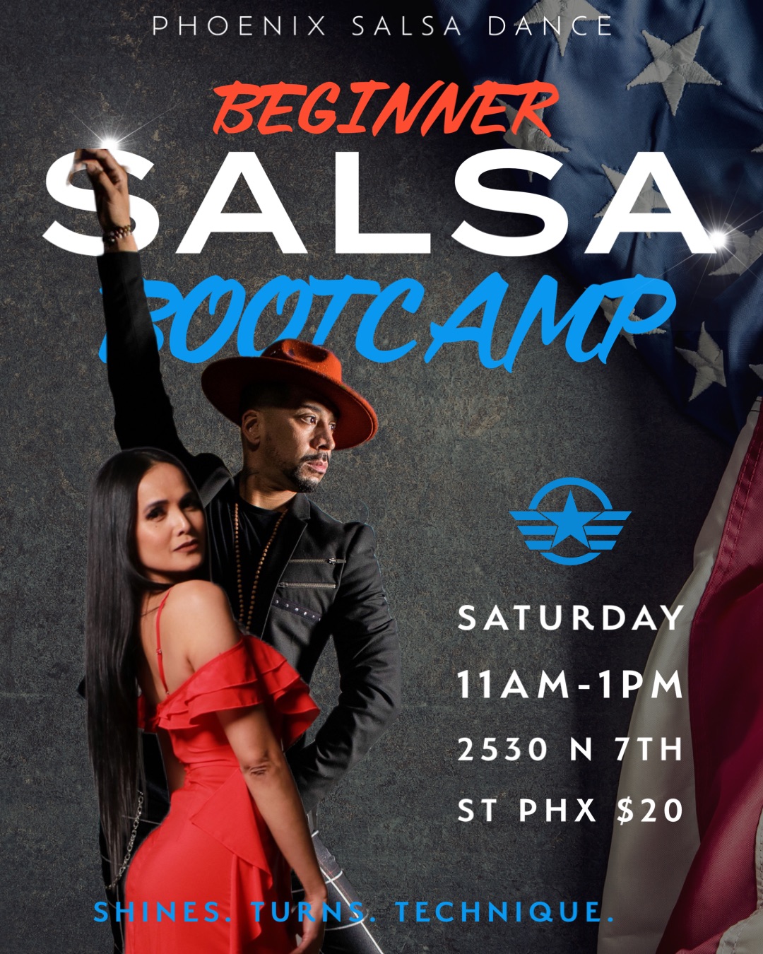 Saturday Beginner Salsa Bootcamp with Phoenix Salsa Dance!