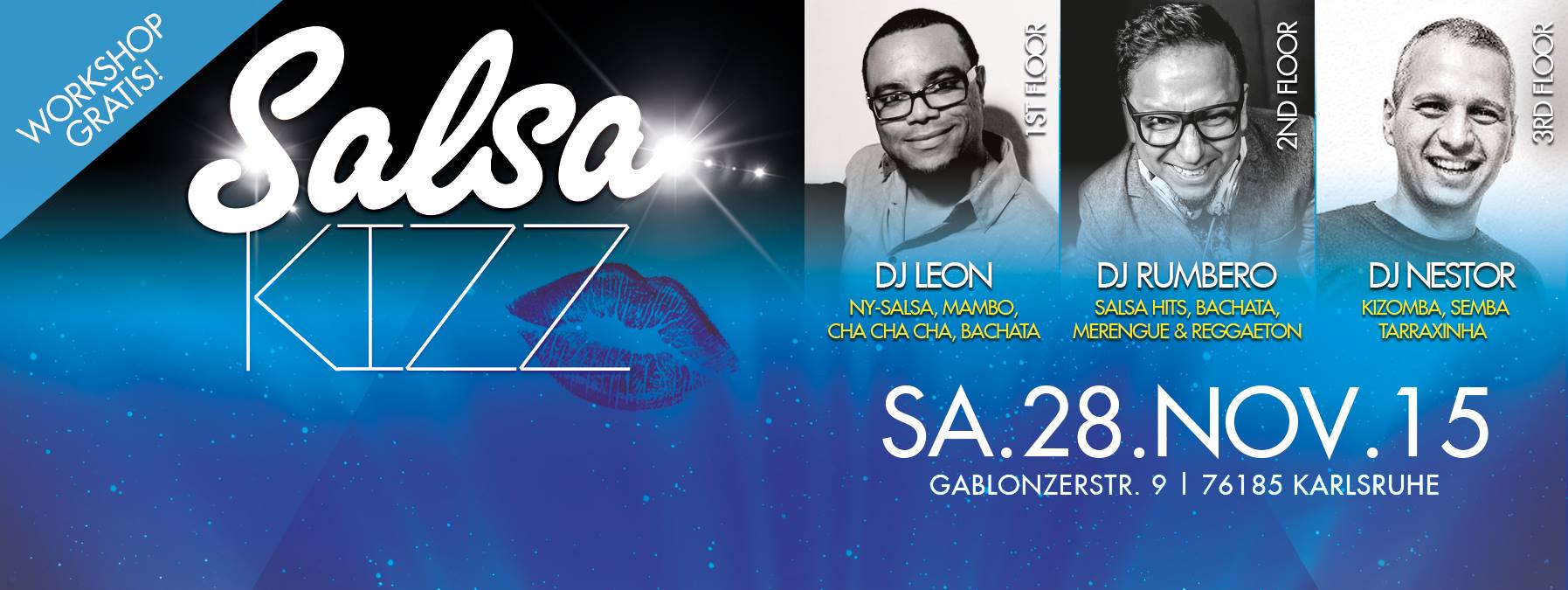 SALSA KIZZ ♛ SA. 28.NOV. ♛ SALSA, BACHATA, KIZOMBA