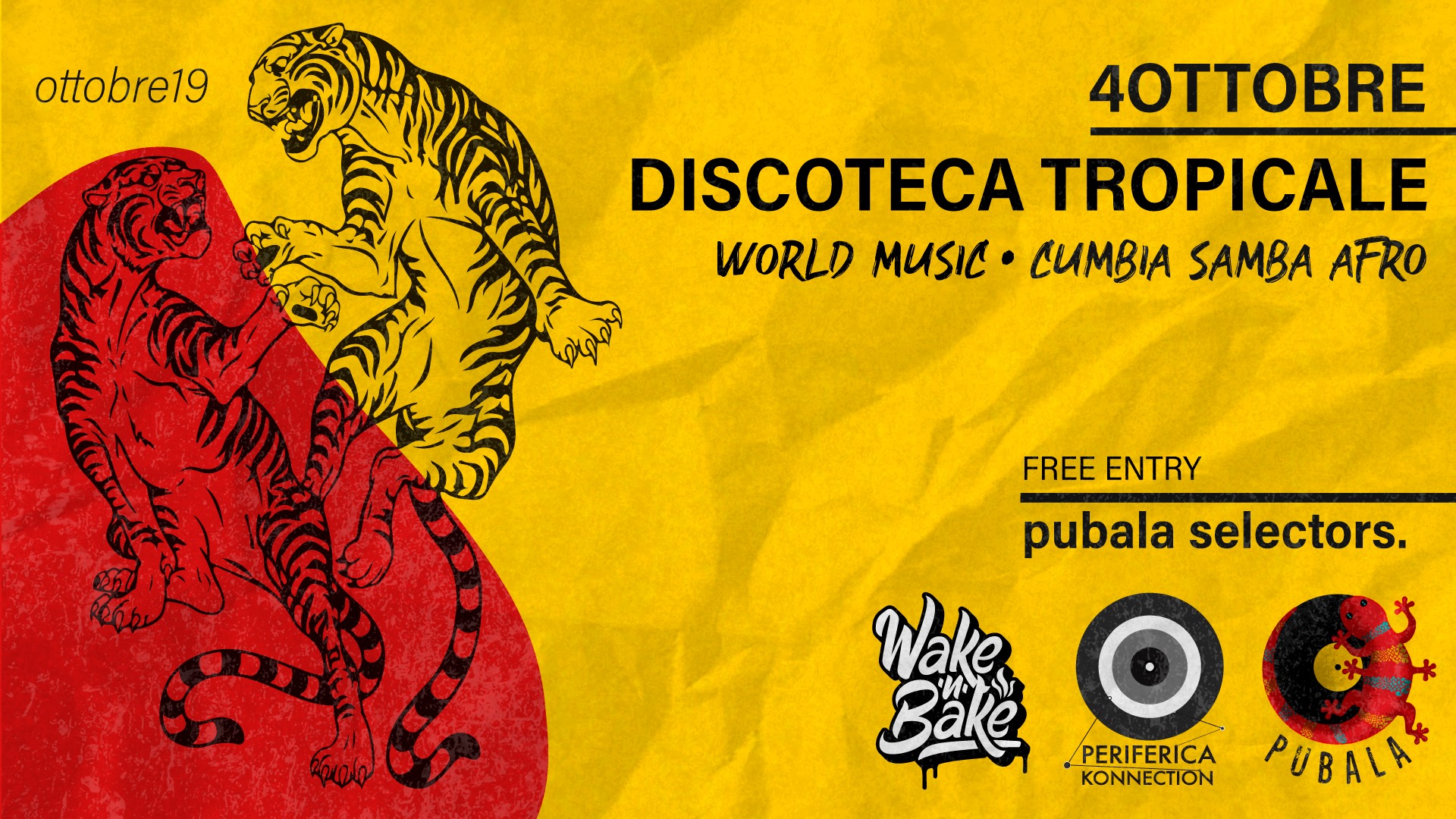 Discoteca Tropicale - Pubala Selectors Periferica Konnection