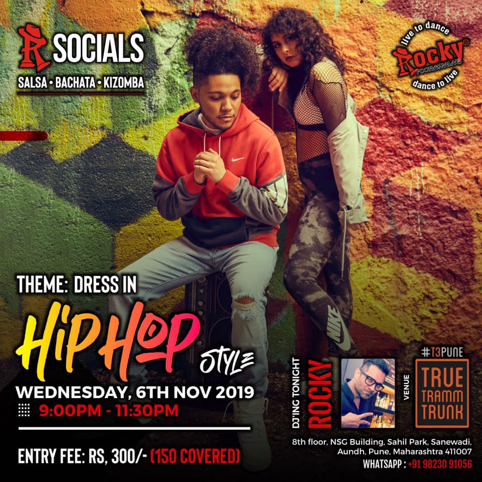 Rsocials - Rocky Poonawalas latin nights - theme - dress hip hop