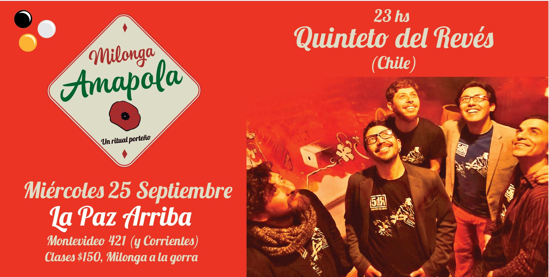 Amapola 25 de Septiembre - Quinteto del Revés (Chile)