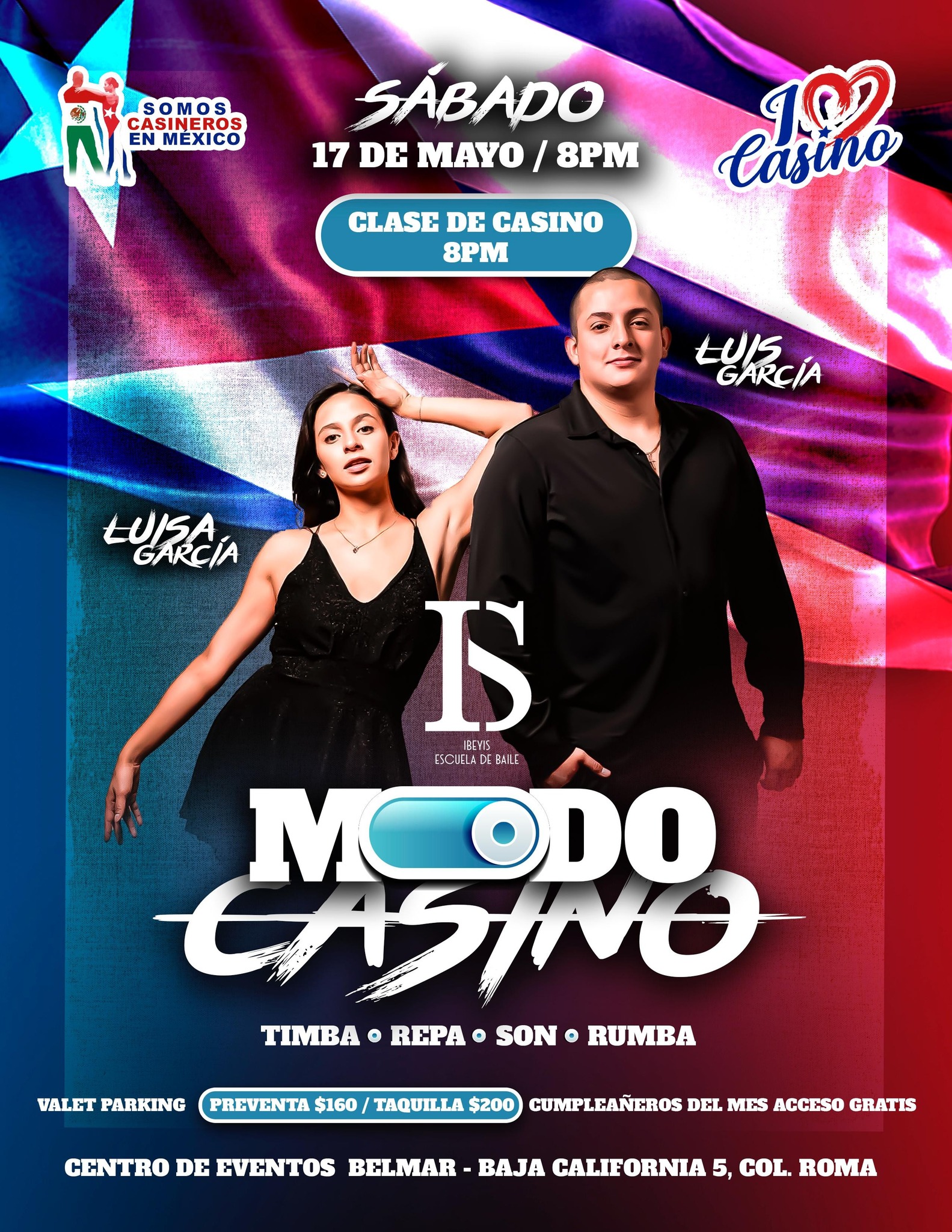 Modo Casino 17 de mayo