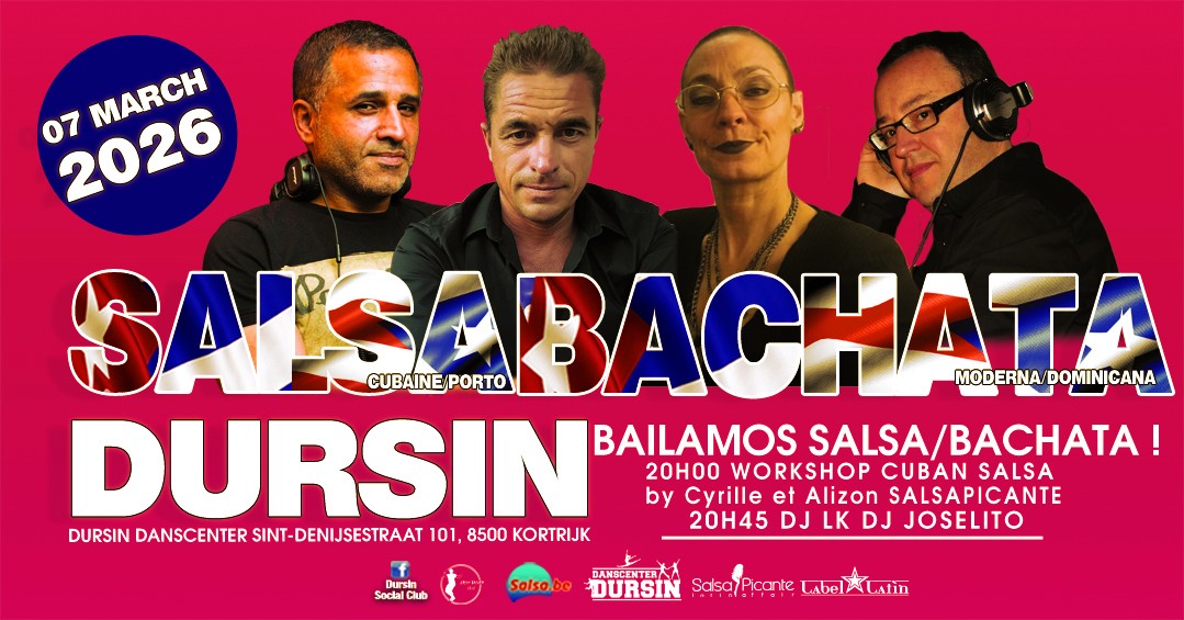 DURSIN Salsa Bachata social club BAILAMOS!