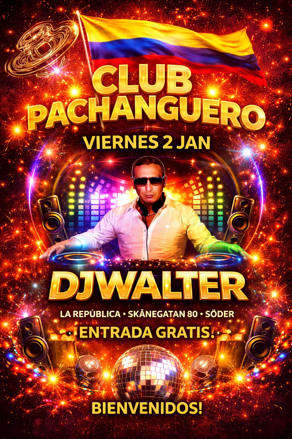 CLUBPACHANGUERO la republica skånegatan 80 söder entrada gratis