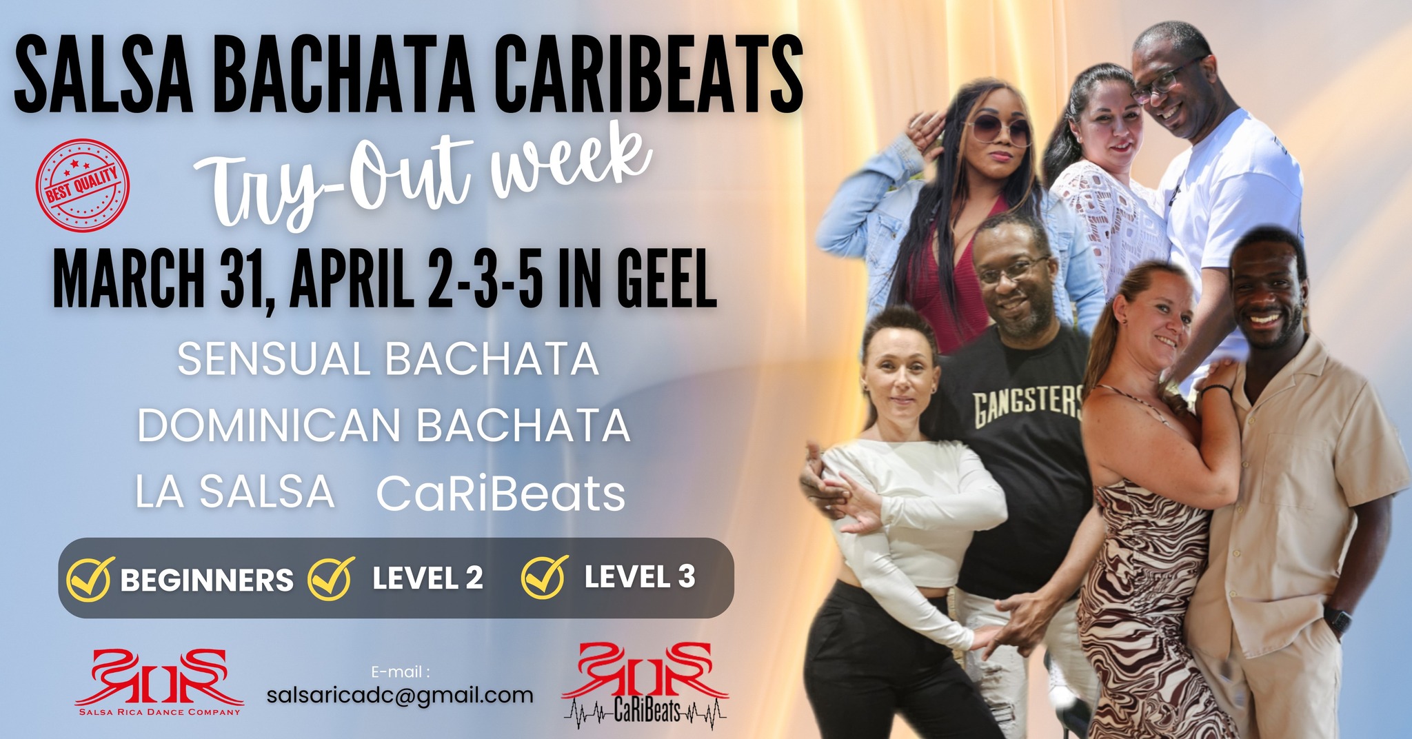 Salsa Bachata CaRiBeats proeflessen in Geel