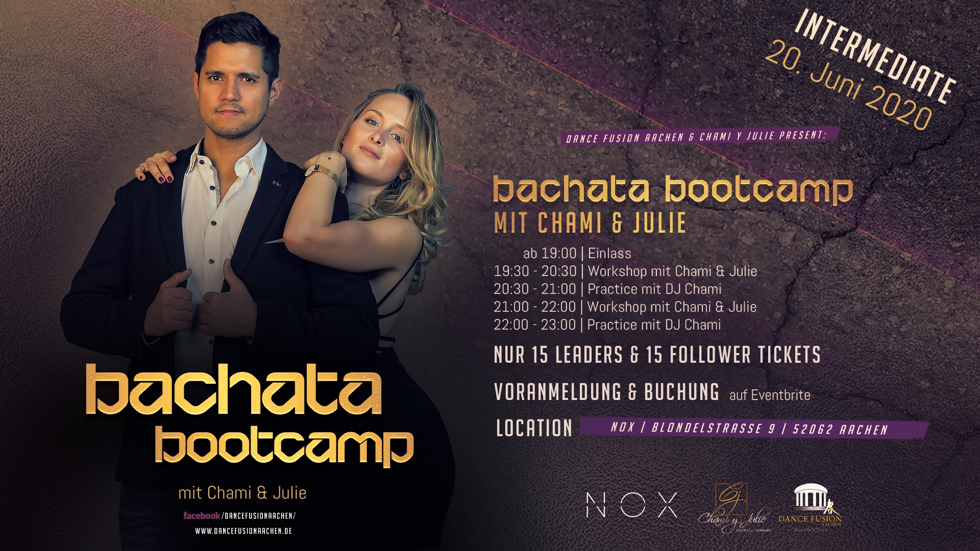 Bachata Bootcamp mit Chami & Julie
