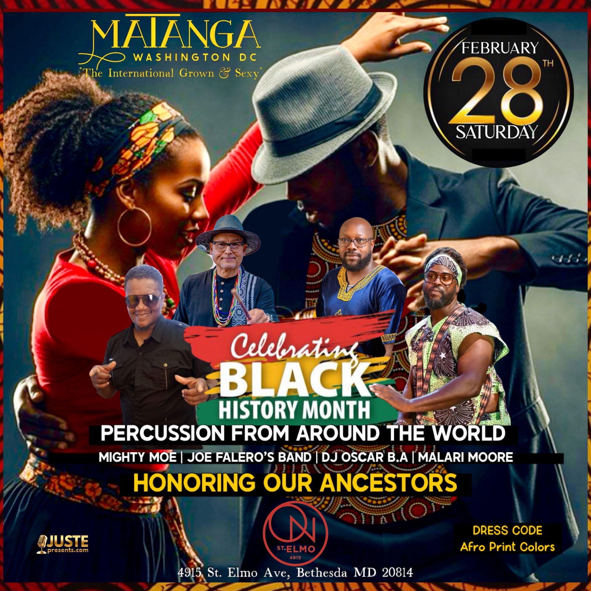 🌟DC MATANGA “Celebrating Black History”🖤🤎🧡Oscar B.A, Joe Falero,Mighty Mo, Versatile soundz