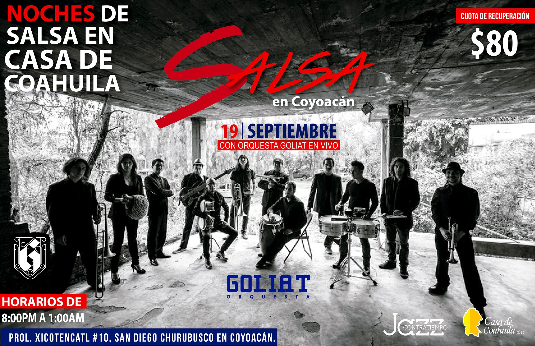 Salsa en Coyoacán con Goliat Orquesta