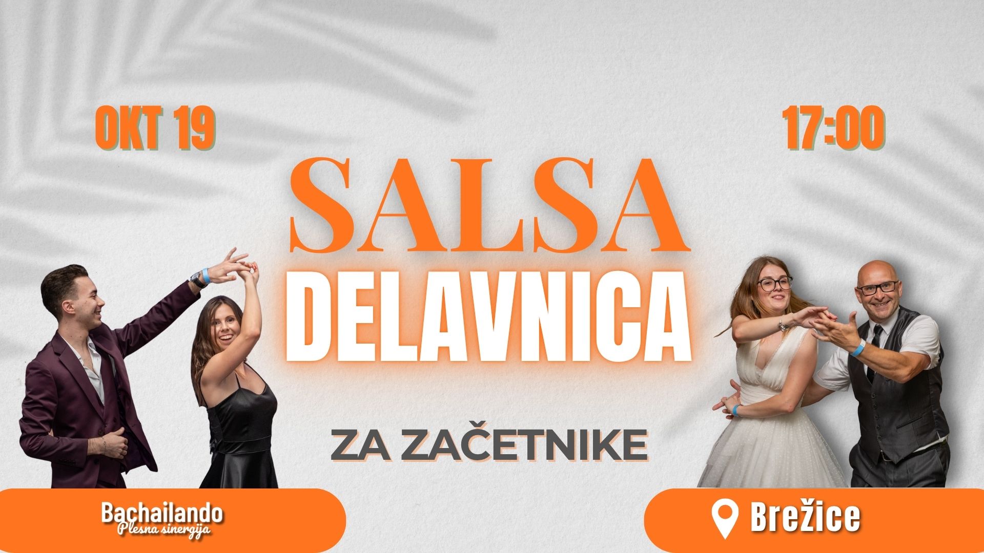 Salsa delavnica za začetnike - 19. 10. 2025, Brežice