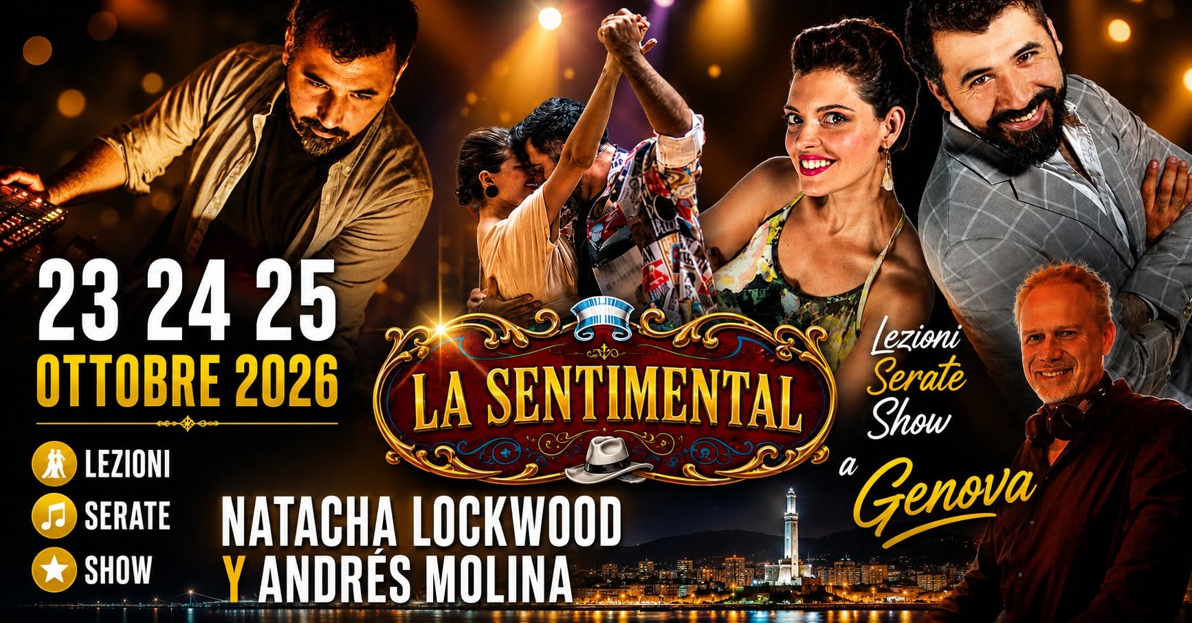 Milonga Stage e Show con Natacha Lockwood y Andrés Molina
