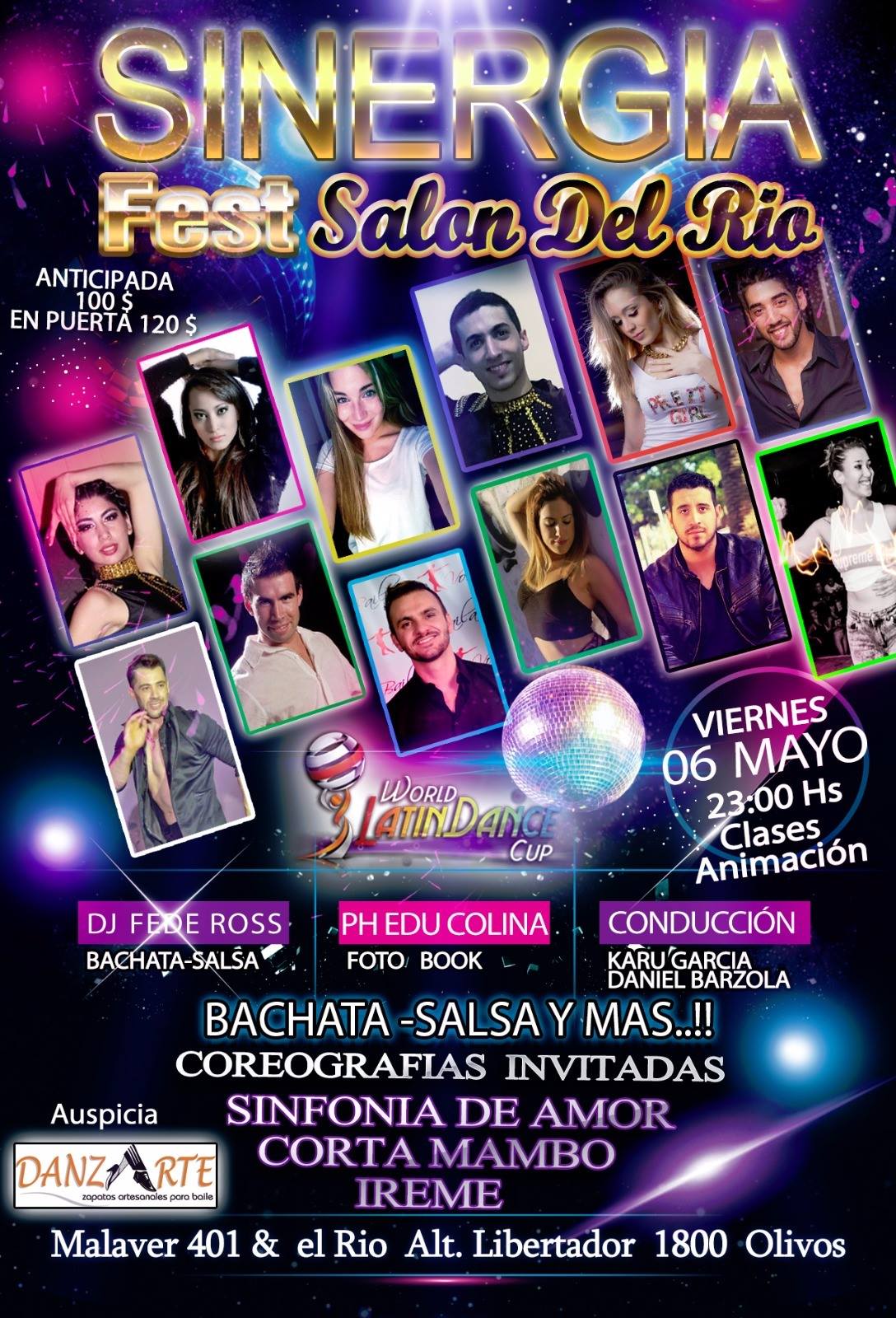 1° SINERGIA Fest - Salsa y Bachata - Rumbo a WLDC Miami 2016!