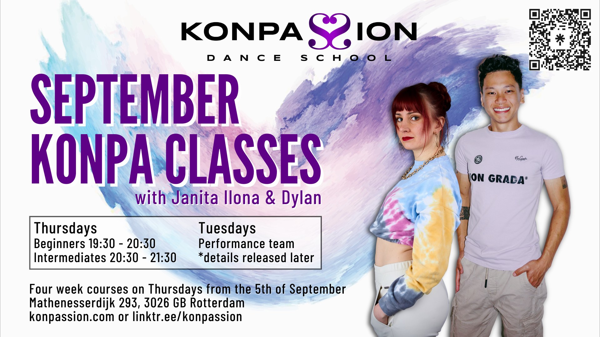 Konpassion September Konpa Courses for Beginners & Intermediates