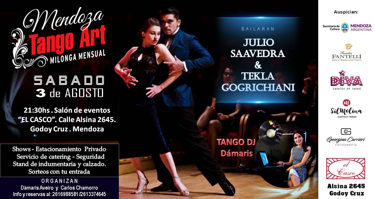 Milonga Tango Art en Agosto