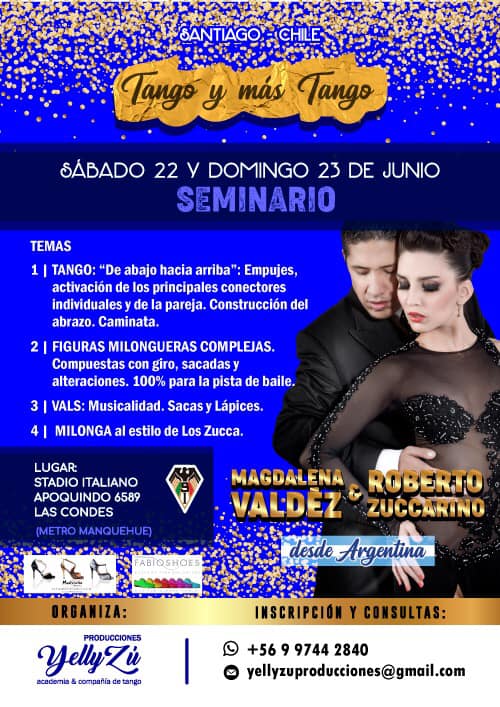 Seminario de Tango Salón, Milonga y Vals