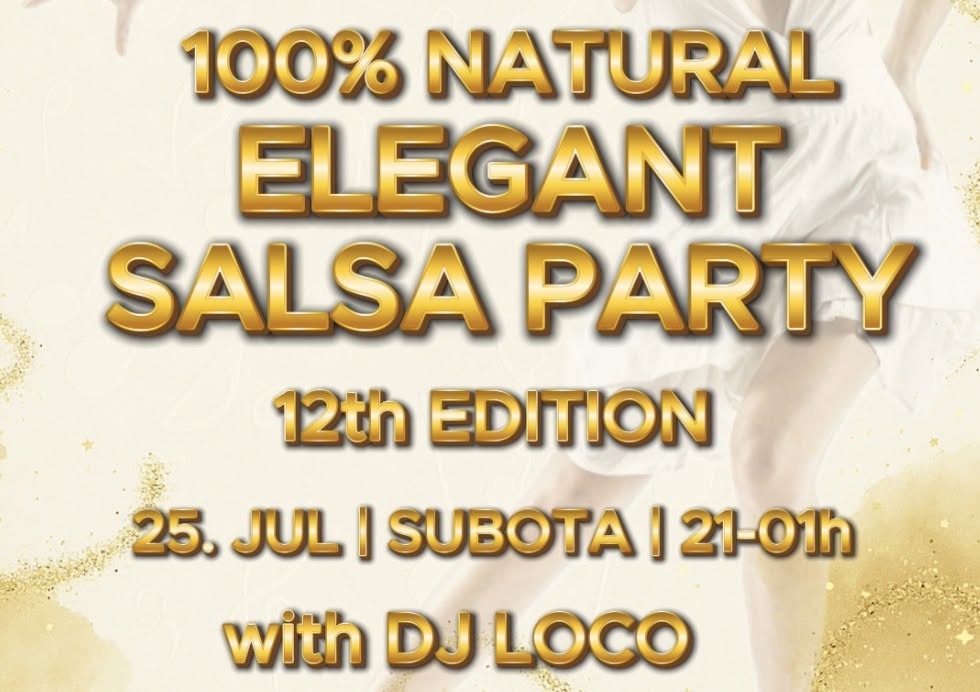 #12 ELEGANT SALSA PARTY - 100% Natural
