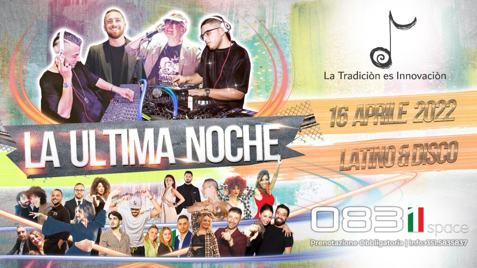 Sab.16.Apr - Sabato Latino & Disco - 0831 Space