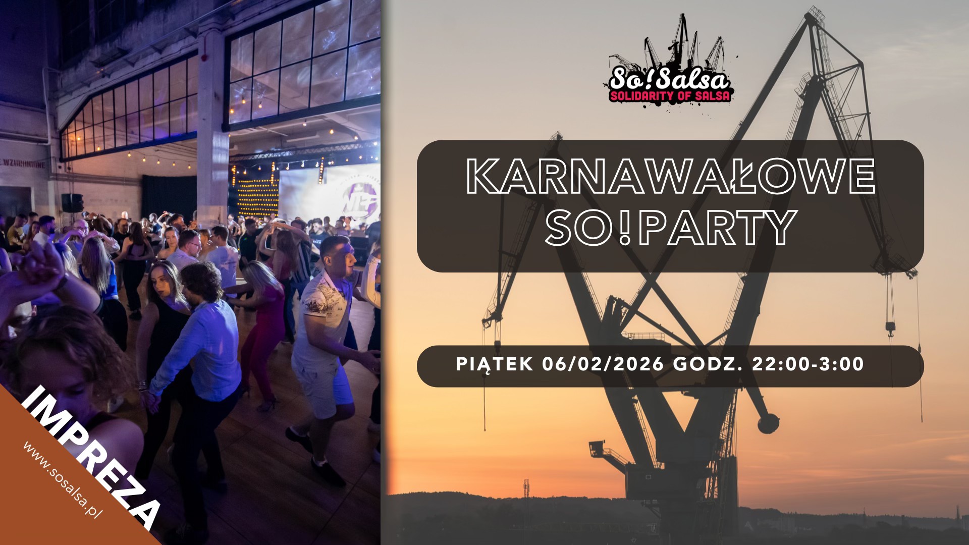 🎭 KARNAWAŁOWE SO!PARTY 06 02 🎭