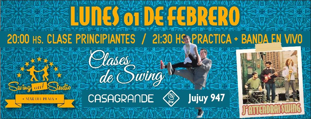Clase de swing con Practicas y banda en vivo!
