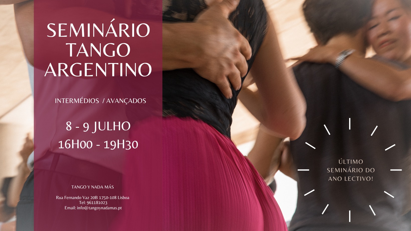 SEMINÁRIO INTENSIVO TANGO ARGENTINO