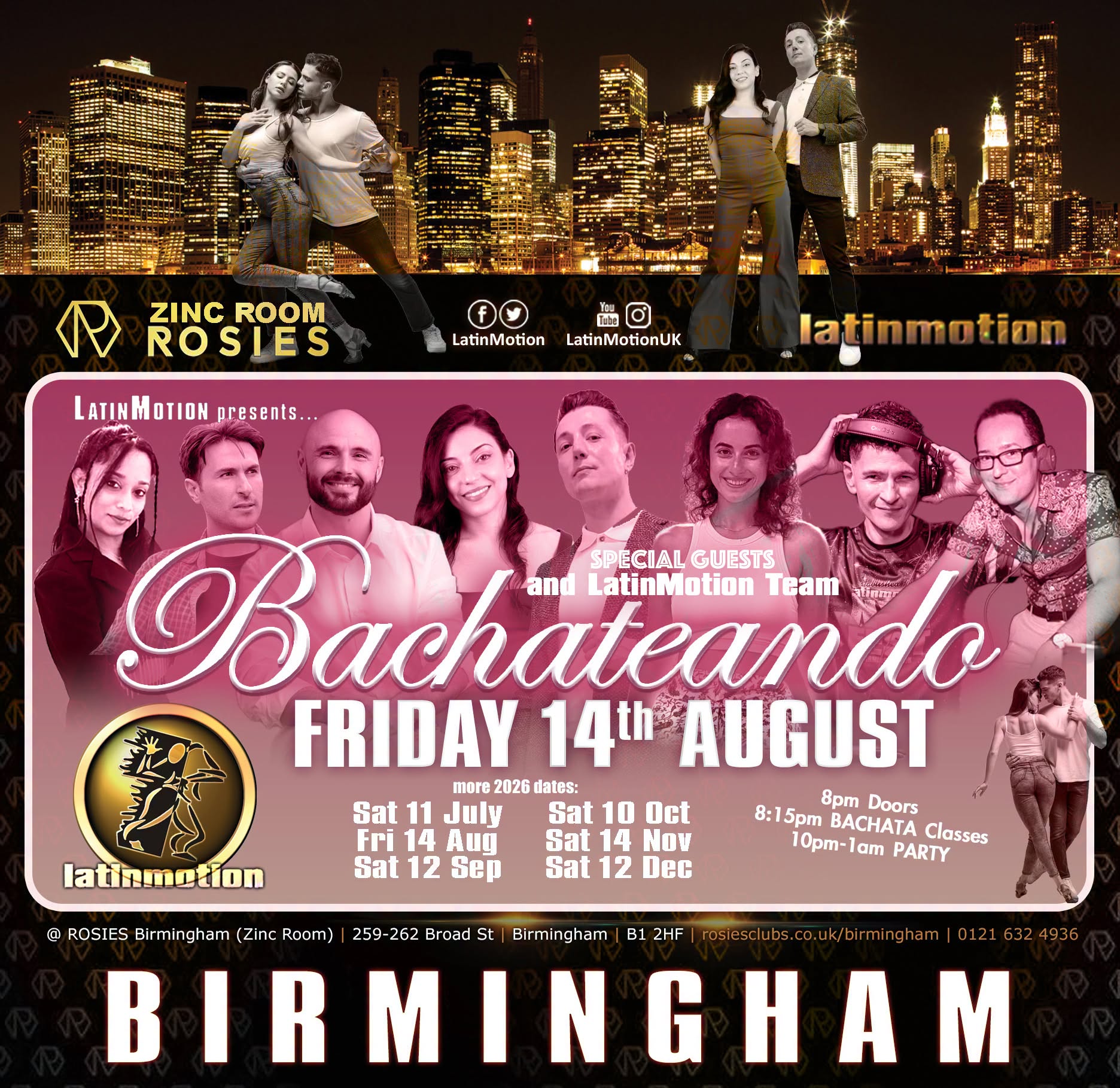 LatinMotion 💗 #BACHATEANDO 💃🏻 Night 💗 📍 Rosies Birmingham