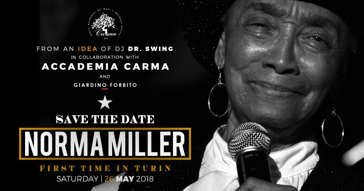 Norma Miller: prima volta a Torino!