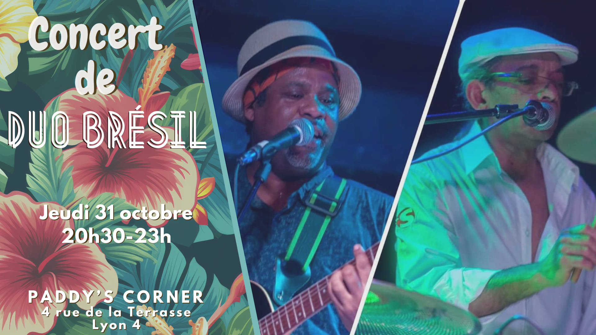 Duo Brésil fête Halloween au Paddy's Corner ! 🎃