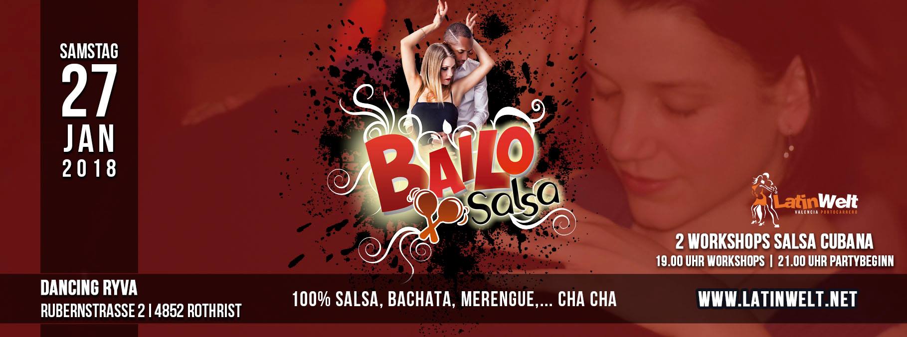 ★ Bailo Salsa: 2 Workshops Salsa Cubana