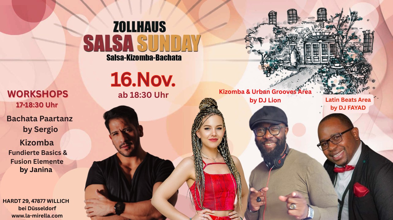 🍂 Salsa Sunday im Zollhaus Dein November-Highlight!