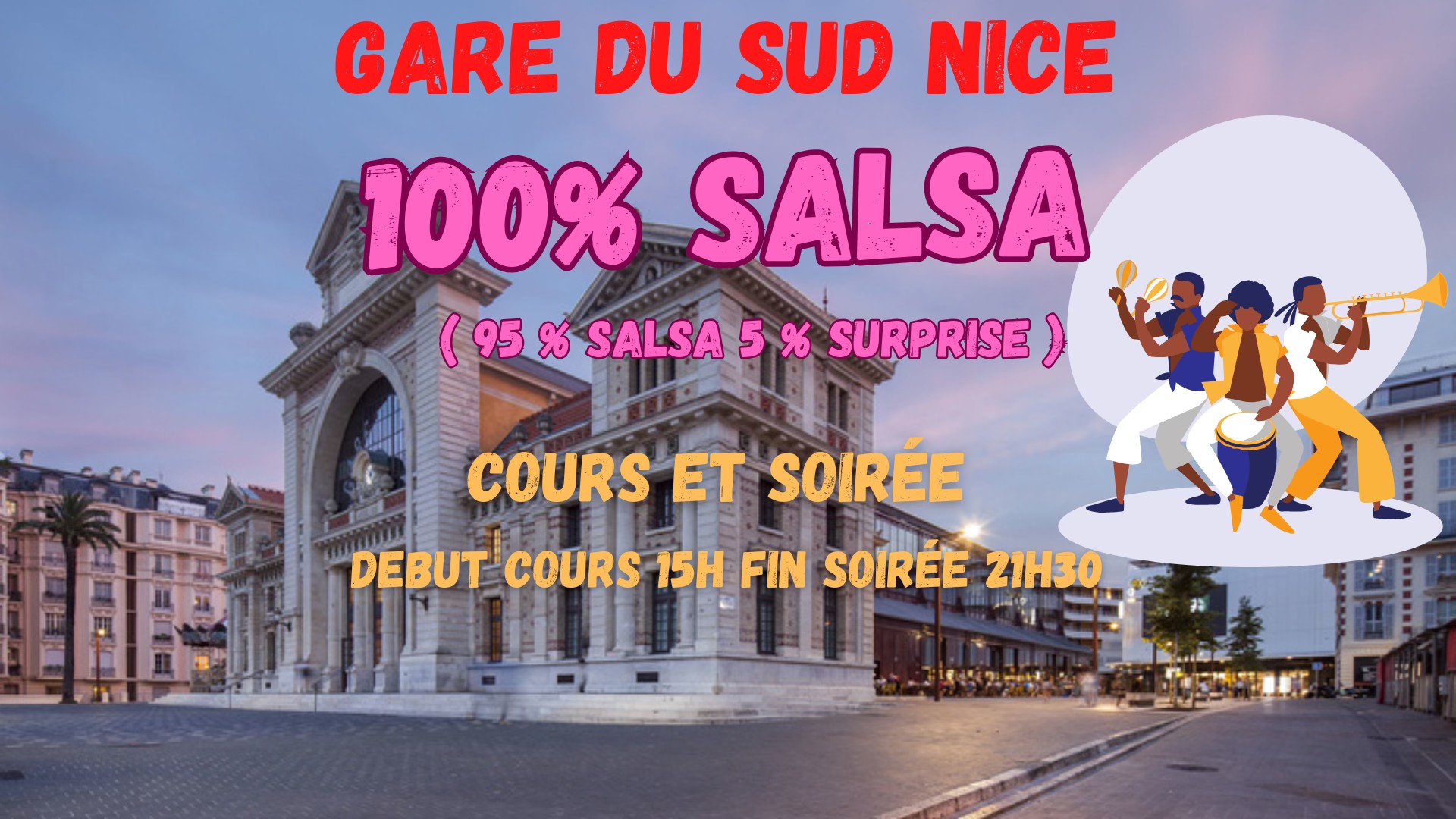 100% Salsa à la Gare du Sud