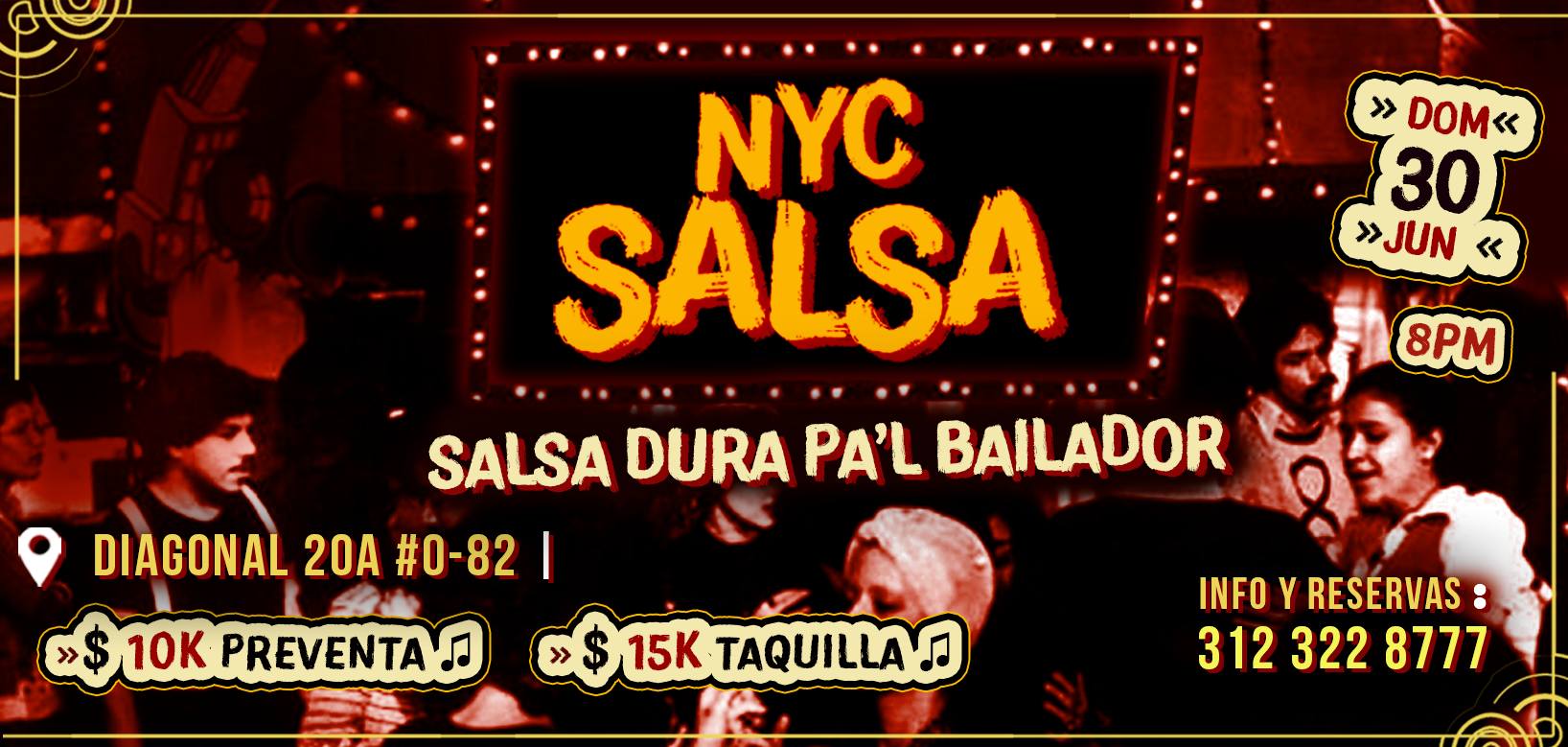 Noche Salsera al estilo NYC en el Goce Pagano