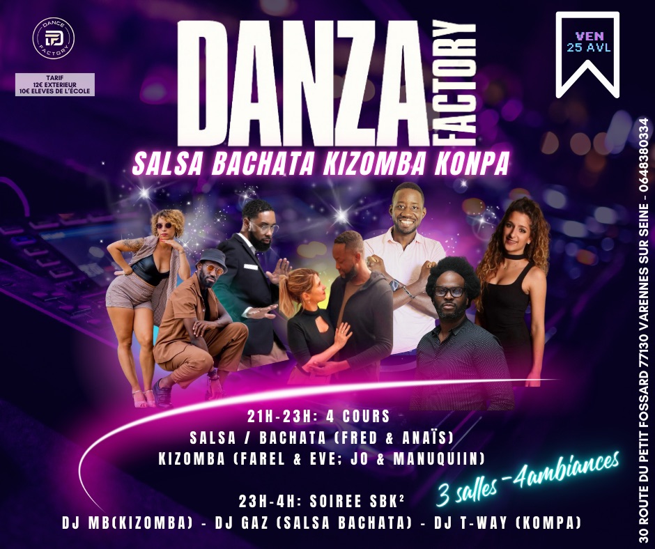 Soirée SBK² DANZA FACTORY - 25 04 25