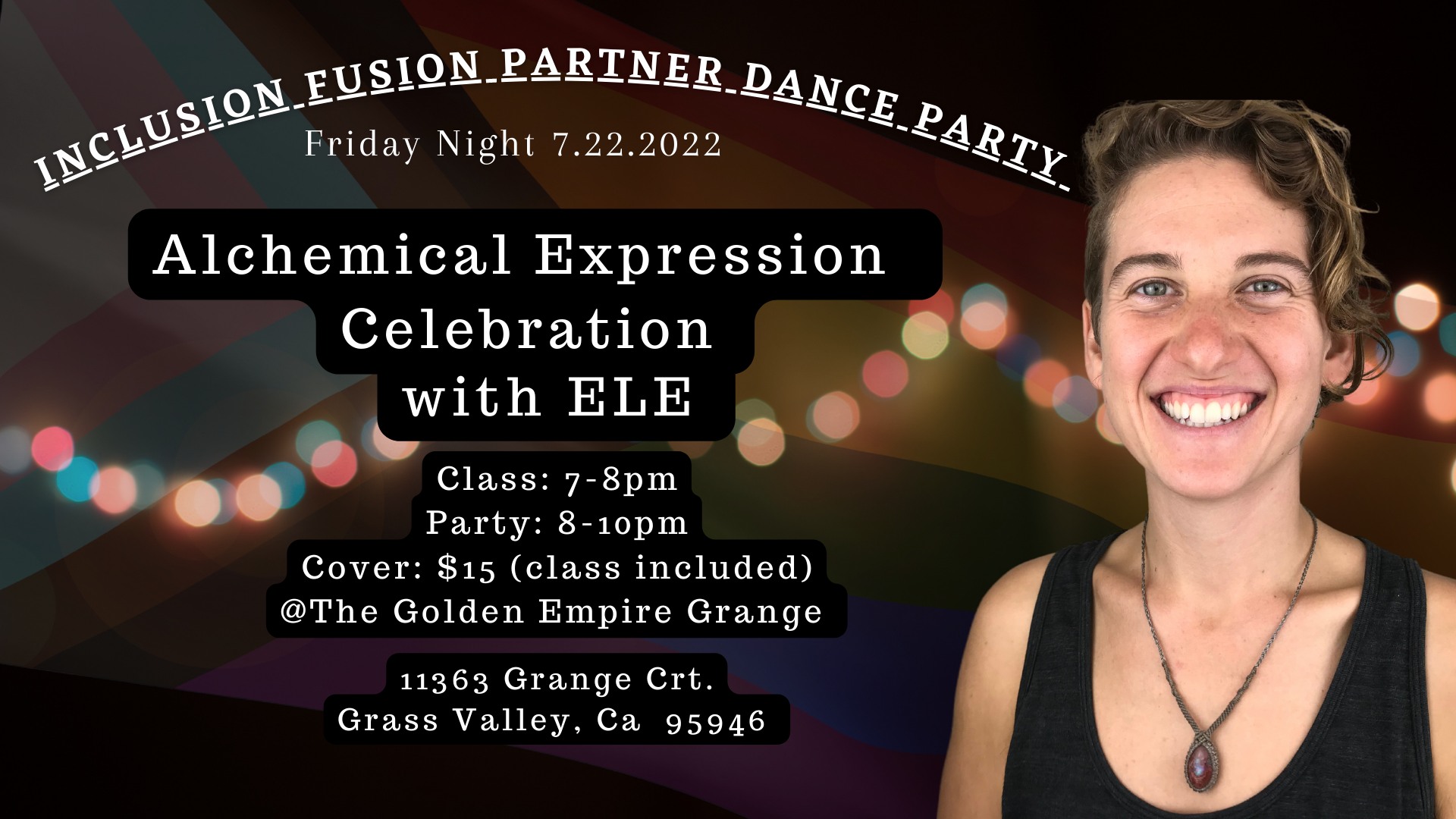 Inclusion Fusion Partner Dance Party ~ Alchemical Expression Celebration w ELE!