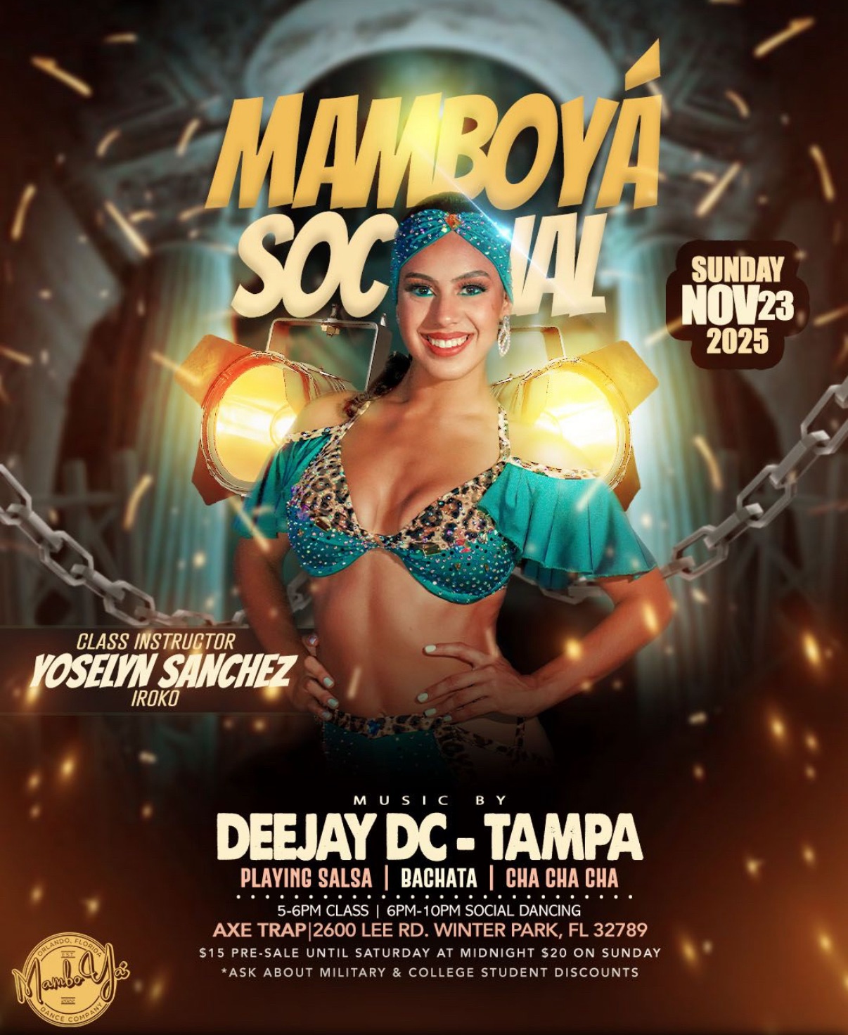 MamboYá Social w Yoselyn Sanchez(Iroko)
