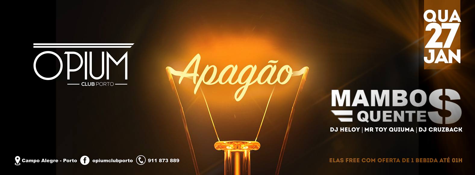 NOITE DO APAGÃO #QUARTASMAMBOSQUENTES