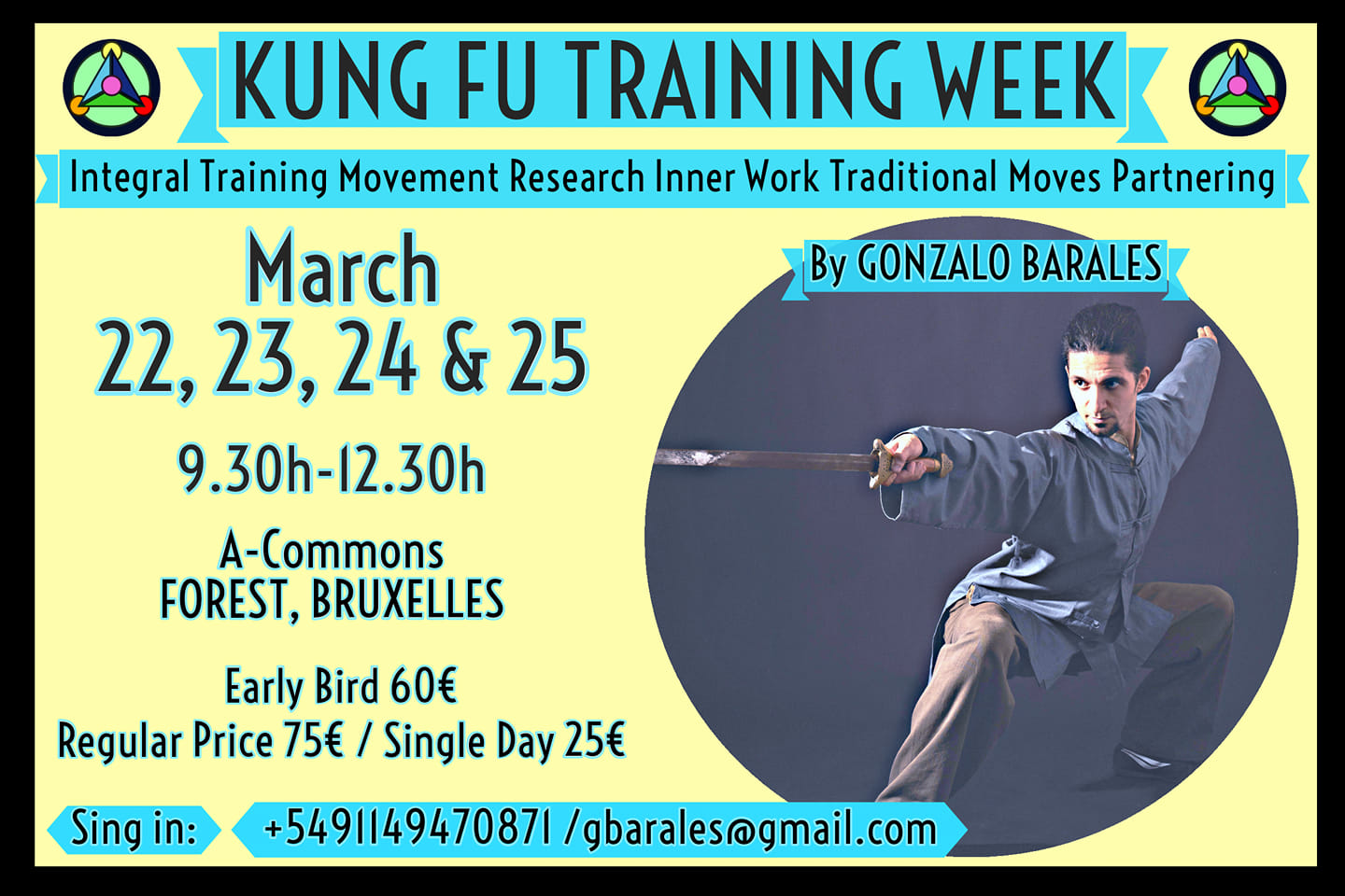 KUNG FU TRAINING WEEK BRUSSELS