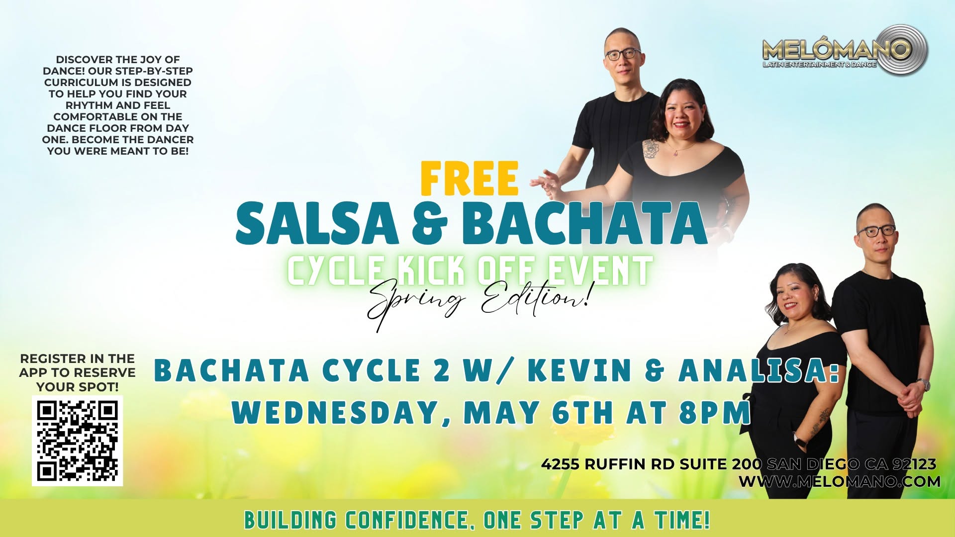Melómano FREE Bachata Cycle 2 Kick Off! 5 6