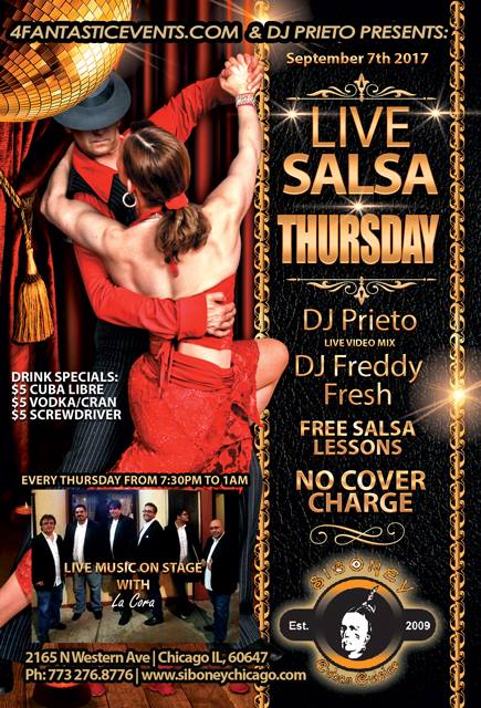 Live Salsa Thursday - No Cover, Live Band & More!