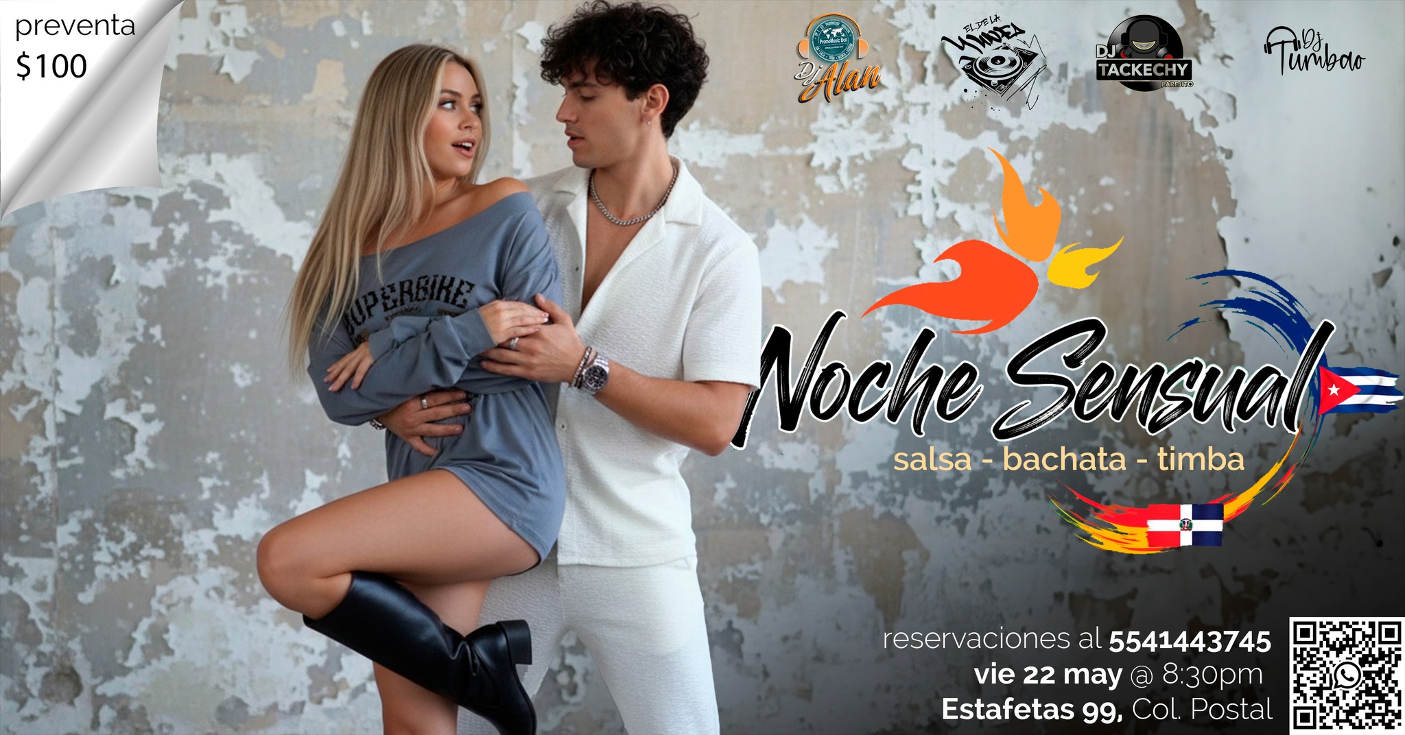 Noche Sensual: salsa, bachata & timba