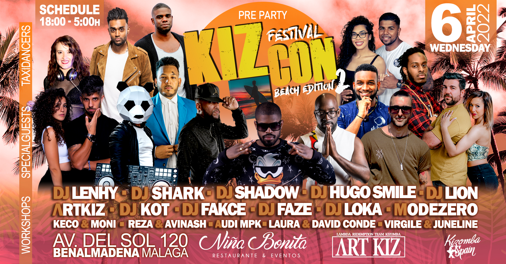 KIZCON Preparty - Wednesday 6th April 2022