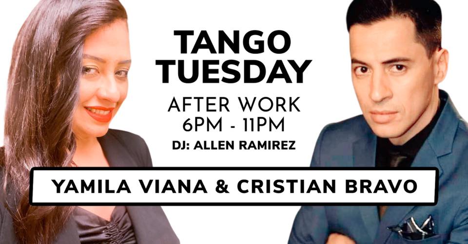 Tango Class & Milonga! Special Guest: Cristian Bravo, Host: Yamila Viana, DJ: Allen Ramirez