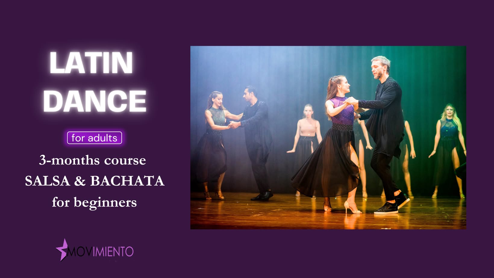 LATIN DANCE for adults- Salsa &Bachata Beginner