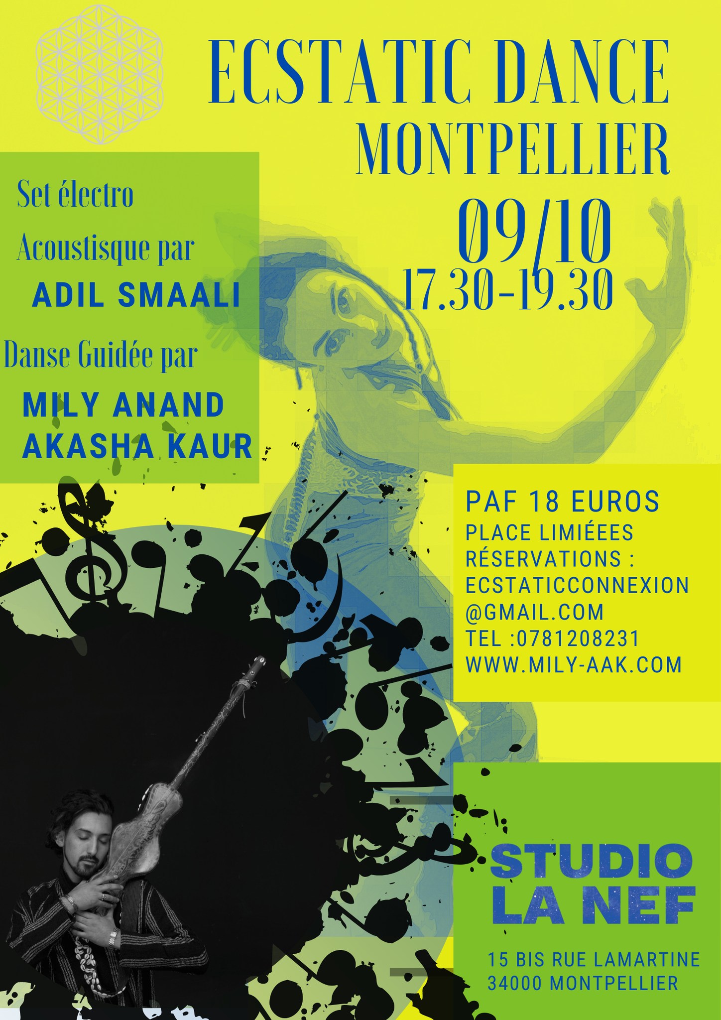 Urban Ecstatic Dance Montpellier 06 11 avec Adil Smaali et Mily-AAK