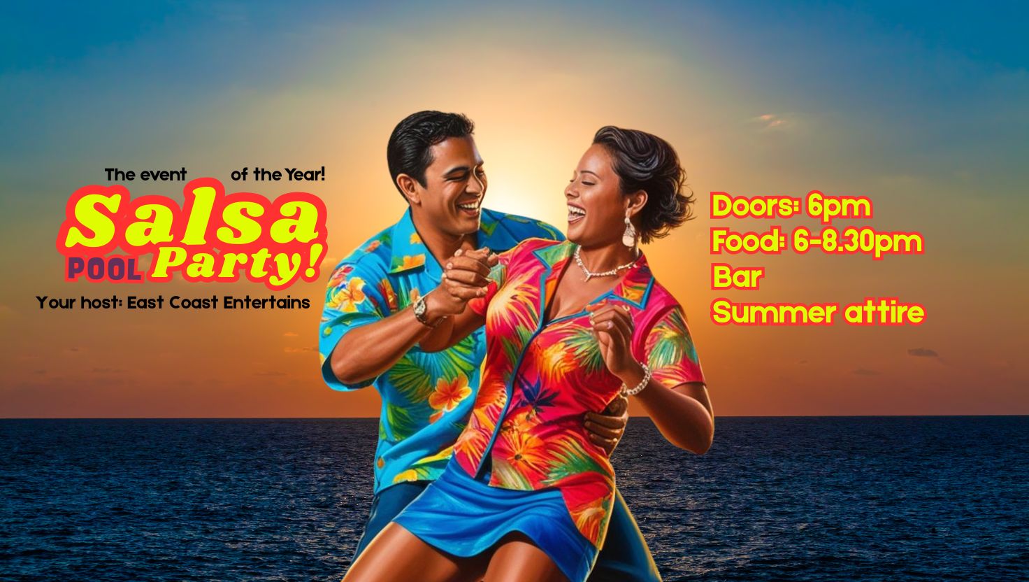 Salsa Pool Party - Palm Bay, Margate. The event of the year!
